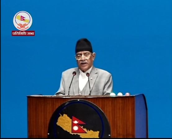 नीति तथा कार्यक्रममाथिको छलफलमा भाग लिँदै दाहालले भनेः दुई तिहाईको सरकारी बेलुन फुटिसक्यो